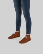 Detail Dark Brown Ankle Boots - Handcrafted Calf Leather Turkey | Bespoky