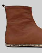 Back view Dark Brown Chelsea Boots - Calf Leather Handcrafted | Bespoky