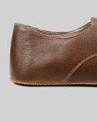 Side view Brown Oxford Shoes - Calf Leather Zero Drop | Bespoky