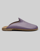 Side view Purple Slippers - Calf Leather Zero Drop | Bespoky