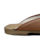 Detail Gold Shearling Slippers - Handcrafted Calf Leather Turkey | Bespoky