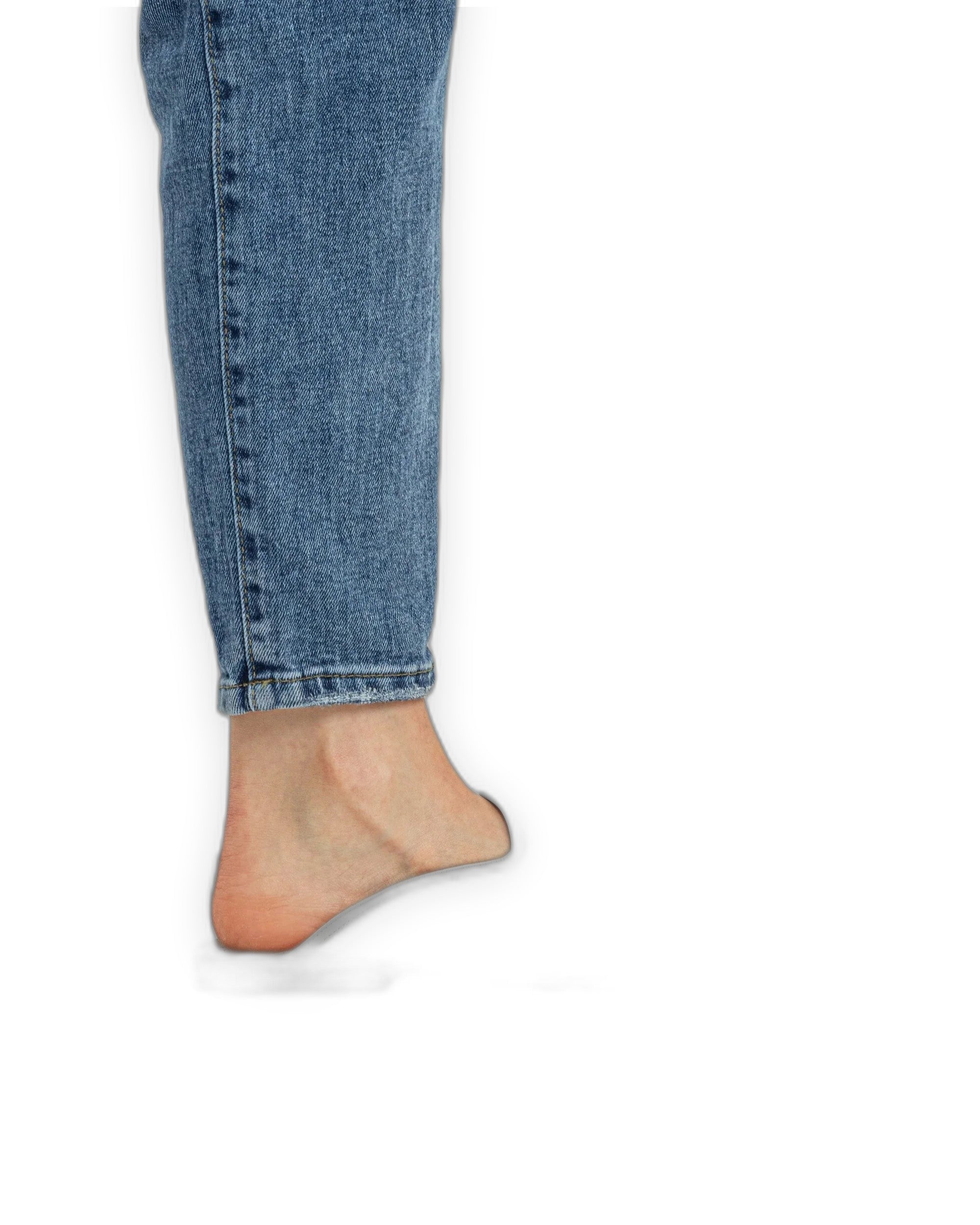 Top view White Shearling Slippers - Handcrafted Calf Leather | Bespoky