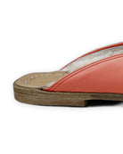 Pair Pomegranate Shearling Slippers - Barefoot Wide Toe Calf Leather | Bespoky