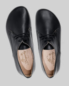 Top view Black Oxford Shoes - Handcrafted Calf Leather | Bespoky