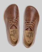 Side view Brown Oxford Shoes - Calf Leather Zero Drop | Bespoky