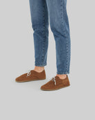 Top view Tan Oxford Shoes - Handcrafted Calf Leather | Bespoky