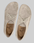 Side view Suede Oxford Shoes - Calf Leather Zero Drop | Bespoky