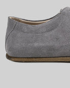 Top view Grey Barefoot Sneaker - Handcrafted Calf Leather | Bespoky