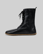 Men's Black Barefoot Boot - Handcrafted Calf Leather Wide Toe Box | Bespoky