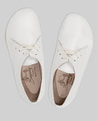 Back view White Oxford Shoes - Calf Leather Handcrafted | Bespoky
