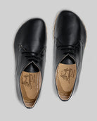 Side view Black Oxford Shoes - Calf Leather Zero Drop | Bespoky