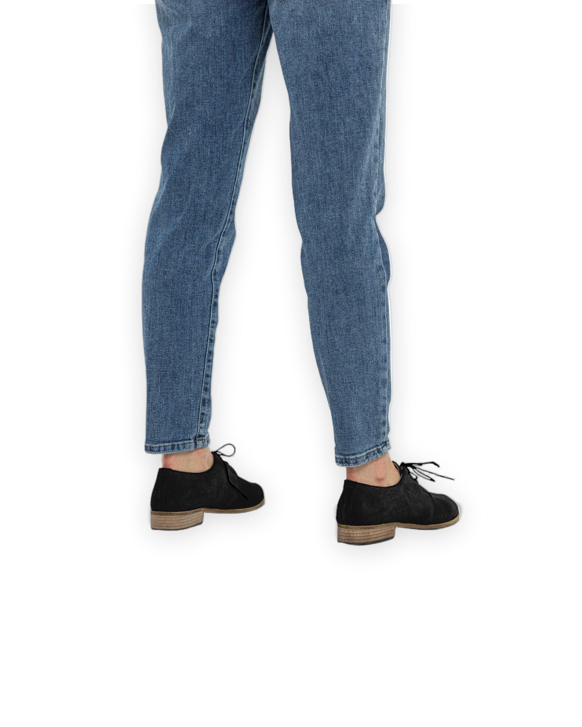 Detail Black Pointed Toe Oxford - Handcrafted Calf Leather Turkey | Bespoky