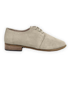 Side view Cream Pointed Toe Oxford - Calf Leather Zero Drop | Bespoky