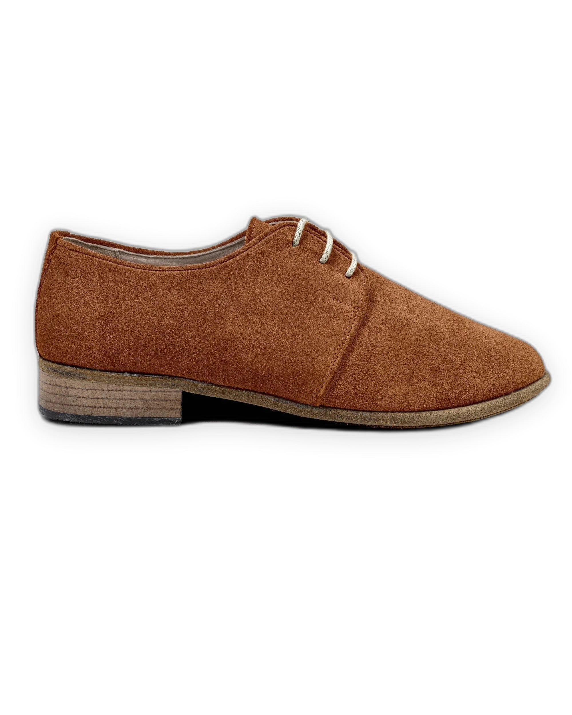Side view Leather Pointed Toe Oxford - Calf Leather Zero Drop | Bespoky