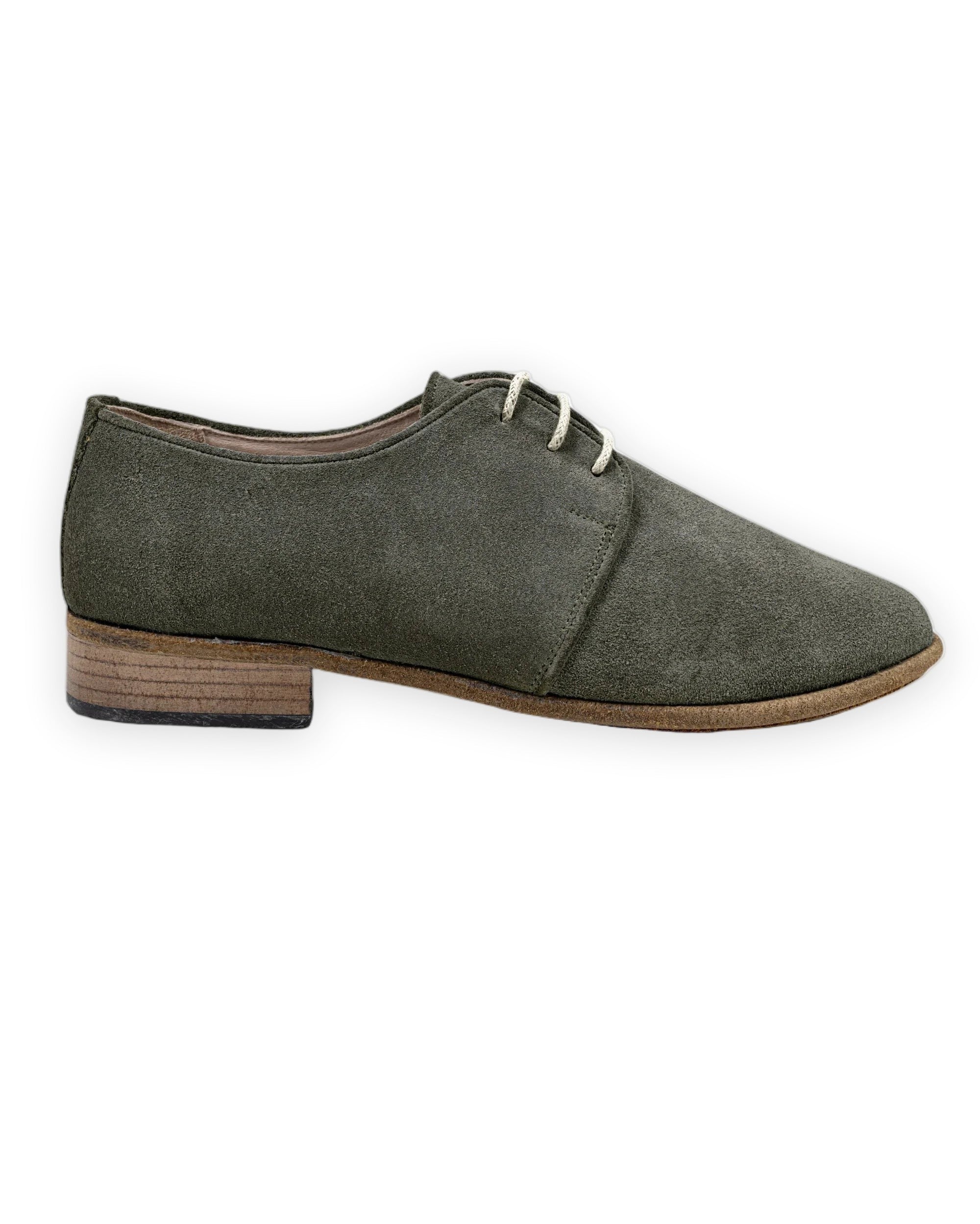 Side view Leather Pointed Toe Oxford - Calf Leather Zero Drop | Bespoky