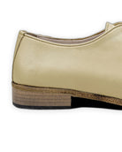 Side view Yellow Pointed Toe Oxford - Calf Leather Zero Drop | Bespoky