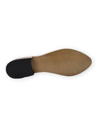 Back view Orange Pointed Toe Oxford - Calf Leather Handcrafted | Bespoky