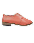 Detail Pomegranate Pointed Toe Oxford - Handcrafted Calf Leather Turkey | Bespoky