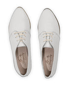 Sole detail White Pointed Toe Oxford - Zero Drop Calf Leather | Bespoky
