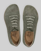 Side view Suede Barefoot Sneaker - Calf Leather Zero Drop | Bespoky