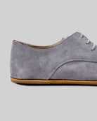 Top view Grey Suede Oxford Shoes - Handcrafted Calf Leather | Bespoky
