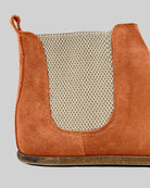 Top view Orange Chelsea Boots - Handcrafted Calf Leather | Bespoky