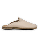 Detail Beige Slippers - Handcrafted Calf Leather Turkey | Bespoky