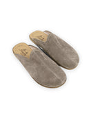 Men's Suede Slippers - Handcrafted Calf Leather Wide Toe Box | Bespoky