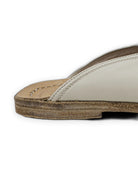Detail Lucas Beige Slippers - Handcrafted Calf Leather Turkey | Bespoky