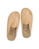 Pair Melon Yellow Slippers - Barefoot Wide Toe Calf Leather | Bespoky