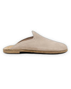 Side view Beige Slippers - Calf Leather Zero Drop | Bespoky