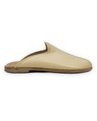 Detail Yellow Slippers - Handcrafted Calf Leather Turkey | Bespoky