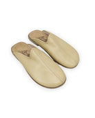 Women's Yellow Slippers - Handcrafted Calf Leather Wide Toe Box | Bespoky