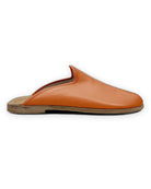 Back view Orange Slippers - Calf Leather Handcrafted | Bespoky