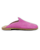 Side view Pink Slippers - Calf Leather Zero Drop | Bespoky