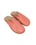 Women's Pomegranate Slippers - Handcrafted Calf Leather Wide Toe Box | Bespoky