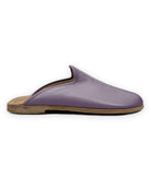 Side view Purple Slippers - Calf Leather Zero Drop | Bespoky
