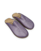 Women's Purple Slippers - Handcrafted Calf Leather Wide Toe Box | Bespoky