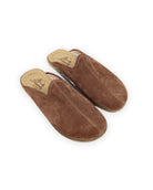 Women's Tan Slippers - Handcrafted Calf Leather Wide Toe Box | Bespoky