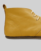 Detail Mustard Ankle Boots - Handcrafted Calf Leather Turkey | Bespoky