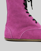 Top view Pink Barefoot Boot - Handcrafted Calf Leather | Bespoky