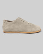 Side view Cream Barefoot Sneaker - Calf Leather Zero Drop | Bespoky