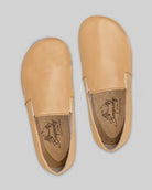Side view Melon Yellow Barefoot Shoes - Calf Leather Zero Drop | Bespoky