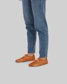 Back view Orange Oxford Shoes - Calf Leather Handcrafted | Bespoky