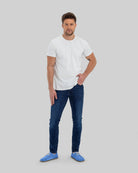 Pair Blue Suede Oxford Shoes - Barefoot Wide Toe Calf Leather | Bespoky
