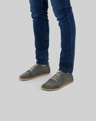 Top view Suede Barefoot Sneaker - Handcrafted Calf Leather | Bespoky