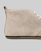 Detail Beige Nubuck Ankle Boots - Handcrafted Calf Leather Turkey | Bespoky