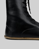 Top view Black Barefoot Boot - Handcrafted Calf Leather | Bespoky