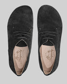 Pair Black Oxford Shoes - Barefoot Wide Toe Calf Leather | Bespoky