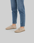 Top view Beige Oxford Shoes - Handcrafted Calf Leather | Bespoky